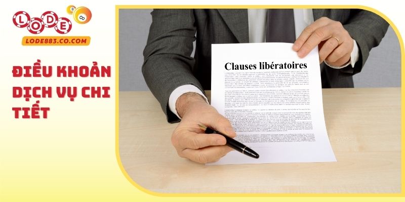 Điều khoản dịch vụ chi tiết